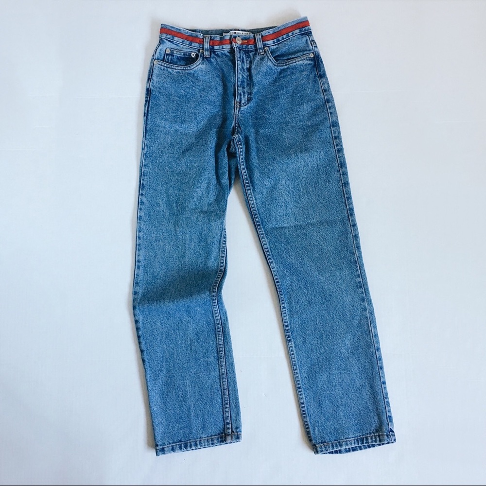 Vintage Tommy Hilfiger Mom Jean with red belt